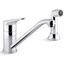 Valton 1-Handle Swing Spout Kitchen Faucet with Spray (Polished Chrome), 24278-CP