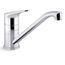 Valton 1-Handle Swing Spout Kitchen Faucet (Polished Chrome), 24279-CP