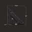 STILETTO 7" Carpenter Square with Level, STSQ7-L