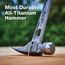 STILETTO TIBONE 15oz Milled/Curved Titanium Framing Hammer, TIB15MC