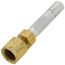 2-3/4" OAL, 1/4" FNPT, Probe Gauge Adapter