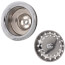 Duo Basket Strainer w/ Neoprene Stopper (Stainless Steel)