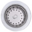 Duo Basket Strainer w/ Neoprene Stopper (Stainless Steel)