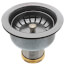 Deep Cup Duo Strainer Snap Lock Basket Brass Slip Nut