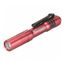 MicroStream USB Mini Flashlight, White LED, IPX4, w/ USB Rechargeable Lithium-Ion Battery, Red (250/50 Lumens), 66605