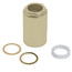 Mixet Retainer Nut Valve Repair for Single Handle Faucets (Polished Brass)