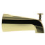 5-1/8" Mixet Quicklift Polished Brass Diverter Tub Spout (for 1/2" Iron Pipe)