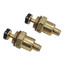 Mixet Screwdriver Check Stops for Single Handle Faucets (Pair, Brass), SWD0438