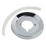 Polished Chrome Temptrol Escutcheon, T-27