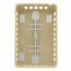 Beige Thermostat Cover Plate Assembly (Vertical or Horizontal Mount)