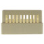 Beige Thermostat Cover Plate Assembly, with Thermometer Window (Horizontal Mount)