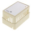 Beige Thermostat Cover Plate Assembly, Exposed setpoint without thermometer (Vertical Mount)