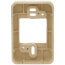 Plastic Surface Mounting Back for Surface Mounted Thermostats with Exposed Tubing