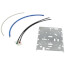 Reverse Acting Pneumatic Horizontal Mount Thermostat w/ cover and conversion kit (white)