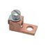 8 to 4 AWG Non-Insulated Compression Connection Square Ring Terminal, 31005