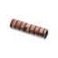 Crimp-On Connection Butt Splice Terminal Orange 2-1/4" OAL, 54811
