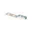 6 AWG Non-Insulated Compression Connection Rectangle Ring Terminal, 54852BE