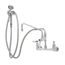 Spray Assembly, 8" Wall Mount Base, 12" Add-on Faucet, 104" Hose & Angled Spray Valve, B-0175