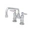 Double Pantry Faucet, Deck Mount, 4" Centers, 10" Swing Nozzle (061x), B-0226