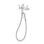 Pot Filler, Wall Mount, 8" Centers, Vacuum Breaker, 68" Hose w/ Self-closing Hook Nozzle, B-0610