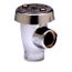 Vacuum Breaker, 3/8" NPT Inlet & Outlet, Atmospheric, Polished Chrome Finish, B-0968