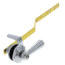 Universal Decorative Closet Trip Lever, Chrome Plated
