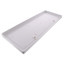 Fit-All White Plastic Toilet Tank Cover