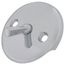 Round Tub Trip Lever w/ 2" Screws