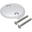 Two-Hole Overflow Plate w/ Screws