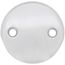 Two-Hole Overflow Plate w/ Screws