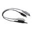18 Gage Stranded Wire Jumper, Non-Insulated Clips (18")