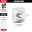 Modern Monitor 14 Series Valve Only Trim, T140339-PP (Chrome)