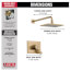 Vero Monitor 17 Series Shower Trim (Champagne Bronze), T17253-CZ-WE