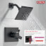 Pivotal Monitor 17 Series H2Okinetic Shower Trim (Matte Black), T17299-BL