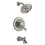 Lahara Monitor 17 Series H2OKinetic Tub & Shower Trim, T17438-SSH2O