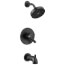 Trinsic Monitor 17 Series H2Okinetic Tub & Shower Trim (Matte Black), T17459-BL