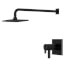 Pivotal TempAssure 17T Series H2Okinetic Shower Trim (Matte Black), T17T299-BL