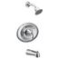 Eva Posi-Temp Tub/Shower, 1.75 GPM, T2137EP (Chrome)