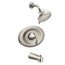 Eva Brushed Nickel Posi-temp Eco-performance 5 Function Tub And 4" Shower Trim, 1.75 Gpm, T2139EPBN