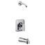Chrome Genta Posi-Temp Tub/Shower Trim - Less Head