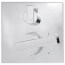 Angular Modern Monitor 14 Series Valve Trim with 3-Setting Integrated Diverter (Chrome), T24867