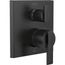Ara Angular Modern Monitor 14 Series Valve Trim w/ 3-Setting Diverter (Matte Black), T24867-BL