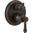 Cassidy Traditional 2-Handle Monitor 14 Series Valve Trim w/ 3-Setting Integrated Diverter (Venetian Bronze), T24897-RB