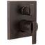 Ara Angular Modern Monitor 14 Series Valve Trim w/ 6-Setting Integrated Diverter (Venetian Bronze), T24967-RB