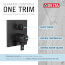 Ara Angular Modern Monitor 17 Series Valve Trim w/ 3-Setting Diverter (Champagne Bronze), T27867-CZ