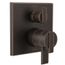 Ara Angular Modern Monitor 17 Series Valve Trim w/ 3-Setting Integrated Diverter (Venetian Bronze), T27867-RB