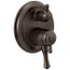 Cassidy Traditional 2-Handle Monitor 17 Series Valve Trim w/ 6-Setting Integrated Diverter (Venetian Bronze), T27997-RB