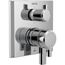 Pivotal 2-Handle Monitor 17 Series Valve Trim w/ 6-Setting Diverter (Lumicoat Chrome), T27999-PR