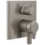 Pivotal 2-Handle Monitor 17 Series Valve Trim w/ 6-Setting Diverter (Lumicoat Stainless), T27999-SS-PR