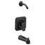 Rizon Matte Black Posi-Temp Tub/Shower, no Shower Head, 2.5 gpm, T2813NHBL